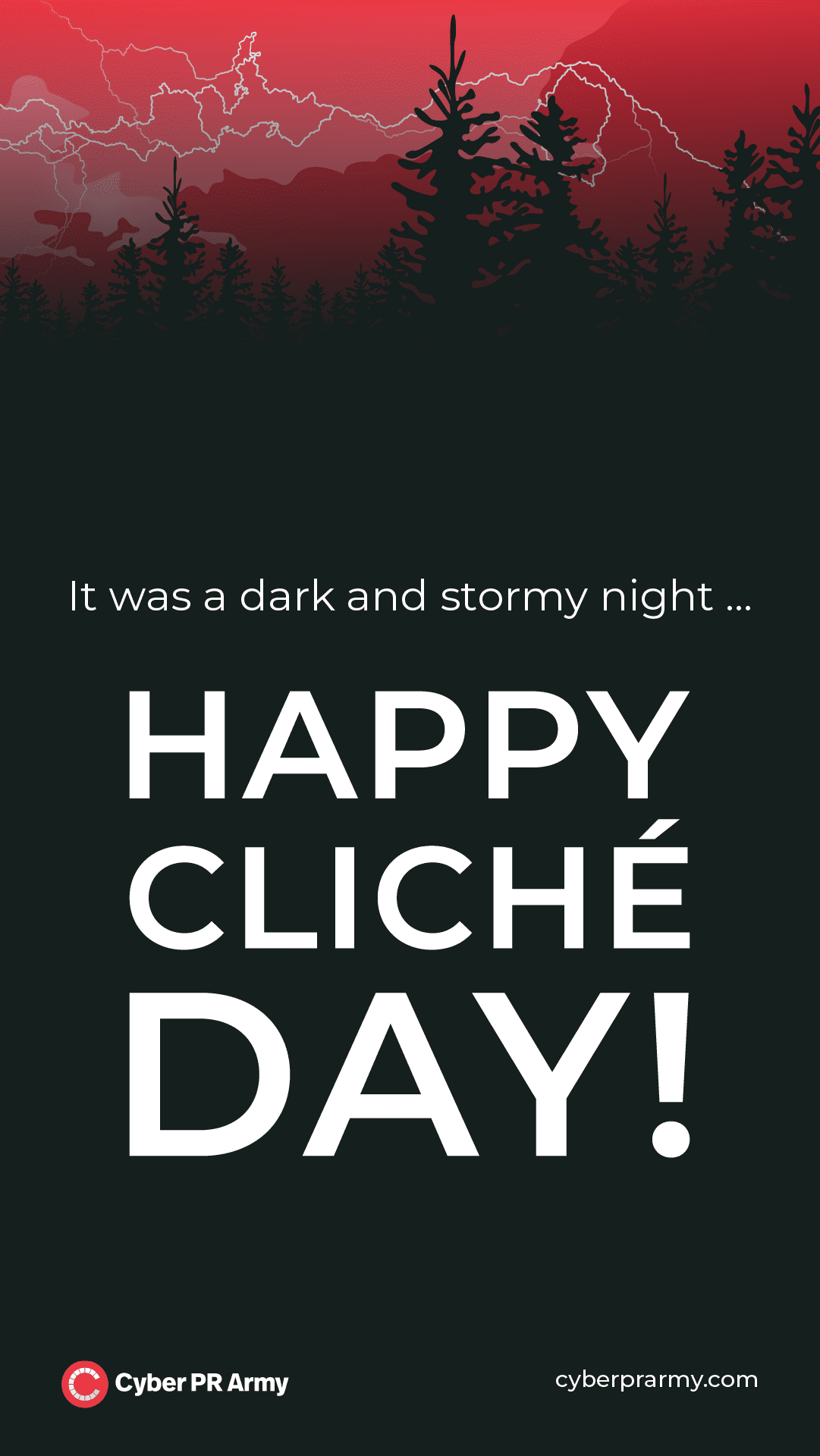 Happy cliche day!