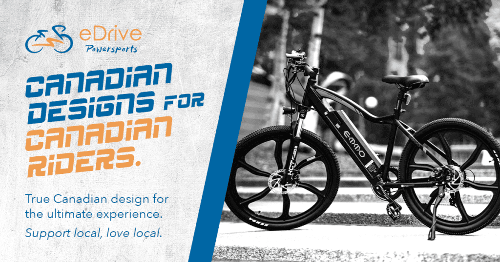 eDrive Canadian design for Canadian riders social media post