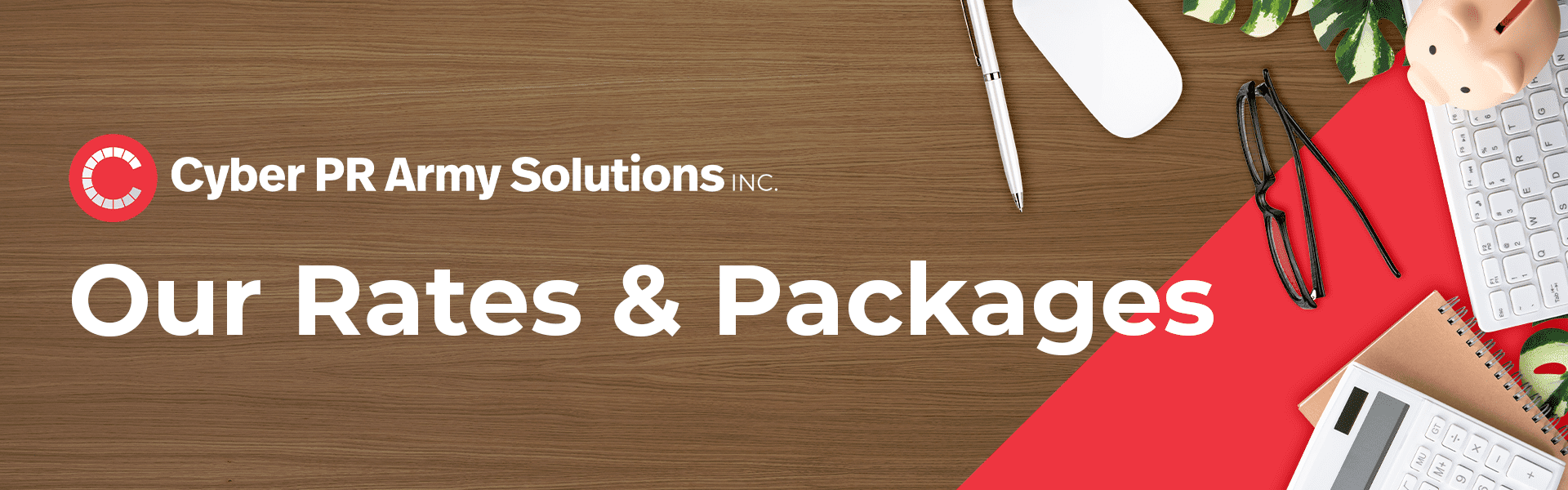 Our Rates & Packages header
